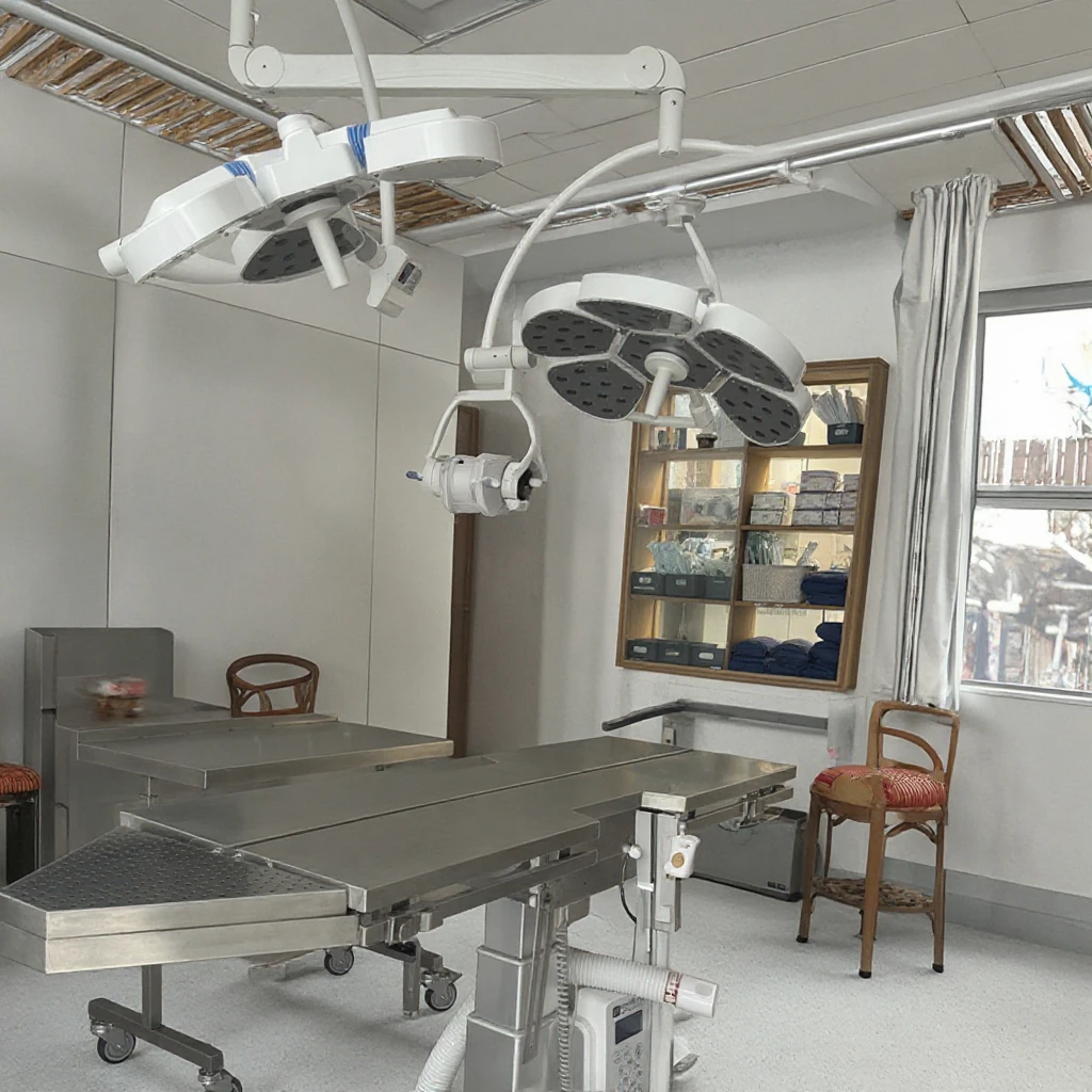 TX04-LED5 Vet Surgical Light Ceiling Mounting Operation Light Exam Lamp LED Surgery Shadowless Lamp