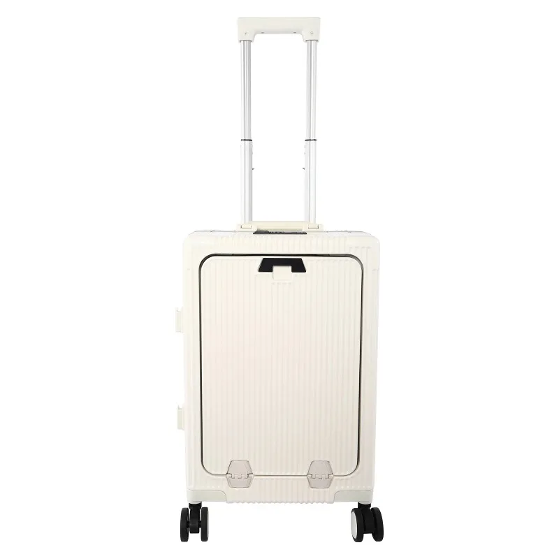 Scooter Suitcase with TSA , Aluminum Frame, and 4 PU Wheels, 14-15 Inch Laptop Compartment, 7.93 Gallon Capacity, Impact