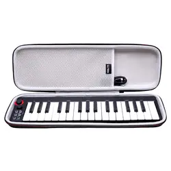 LTGEM eva Hard Case for Donner N32 32 Key MIDI Keyboard Controller Storage Bag(only case)