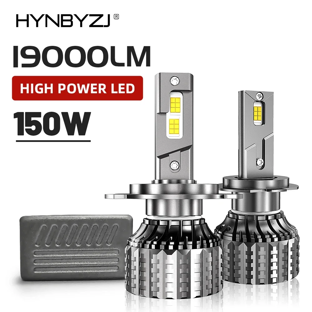 

HYNBYZJ H4 H7 LED Canbus H11 H1 H3 9005 HB3 9006 HB4 H8 9012 LED Headlights 150W High Power 19000LM 6000K Car Headlamp Bulb