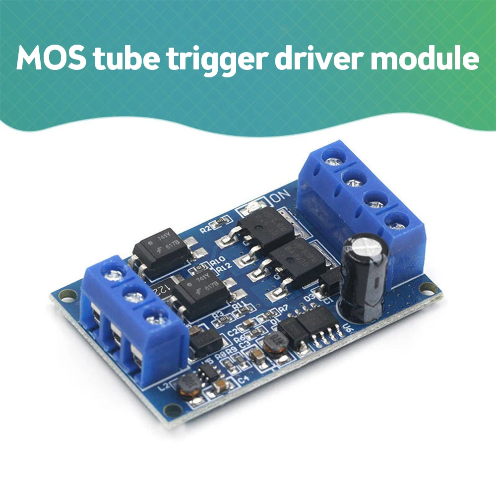 High-Power 600W MOS Tube FET Trigger Drive Module PWM Control High / Low Level Trigger Switch DC 4V-60V