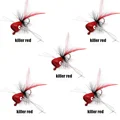 5 piezas rojas