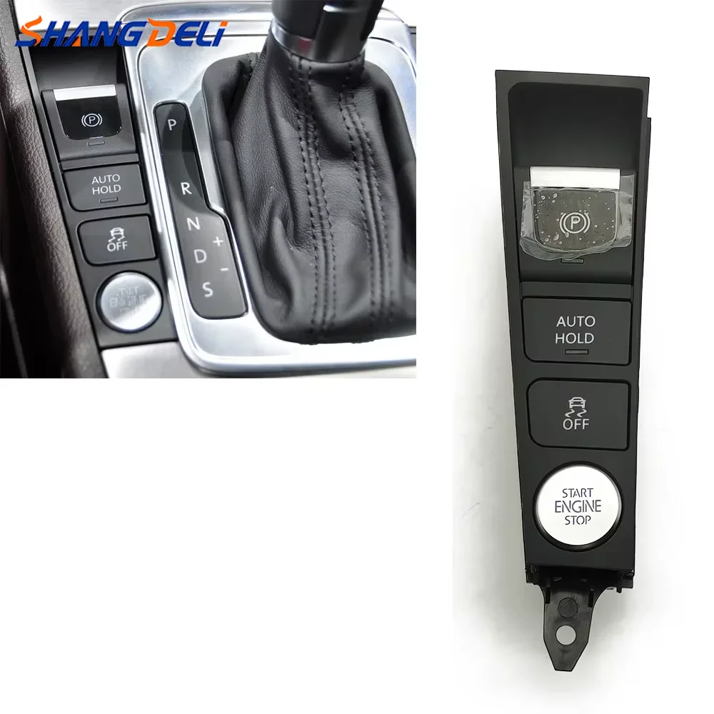 

Car Electric Handbrake Switch Parking Brake Button For VW Passat B7 CC 2011 2012 3AD927137B