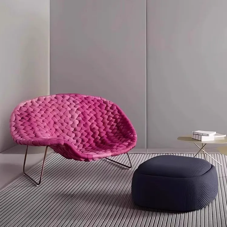 أريكة خارجية حبل كرسي واحد فناء حديقة سرير وإفطار شرفة الترفيه #4