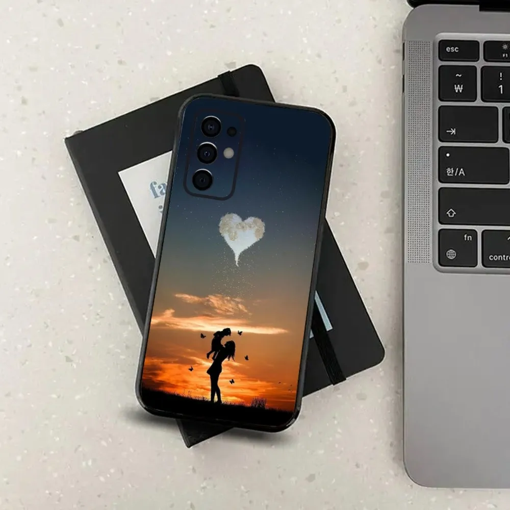 Красивый чехол для телефона «Мать-дочка и сын» для Samsung S24, S21, S22, S23, S30, Ultra, S20, Plus, Fe, Lite, Note, 10,9,5G, черный мягкий чехол