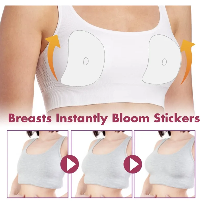 Breasts Instantly Bloom Stickers Plant Ingredients Breast Lifting Firming Bust Enlargement Breathable Invisible Patch Sexy Care