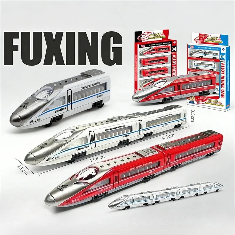 

Model Toy Car Alloy Diecast Magnetic Connection Subway Train Ornaments Kids Gifts