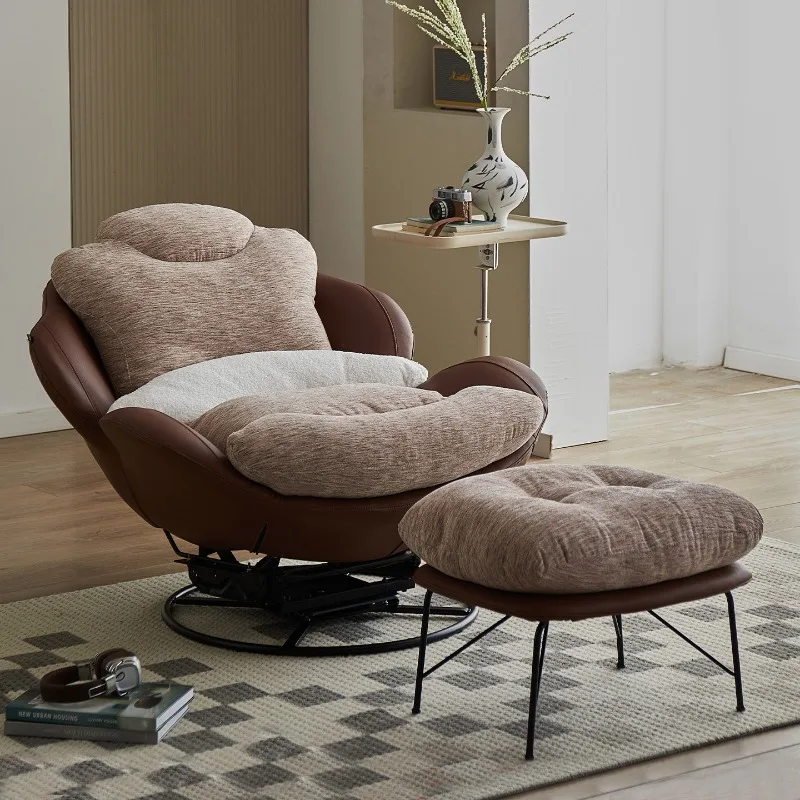Rocking chair living room balcony leisure lazy single swivel chair sofa chair