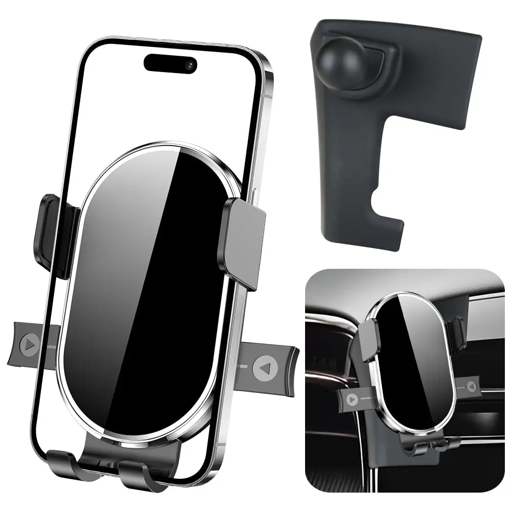 

Universal Car Phone Mount For Hyundai Tucson & Santa Cruz 2022–2024, Dashboard Air Vent Holder With Adjustable Clamp And Screen