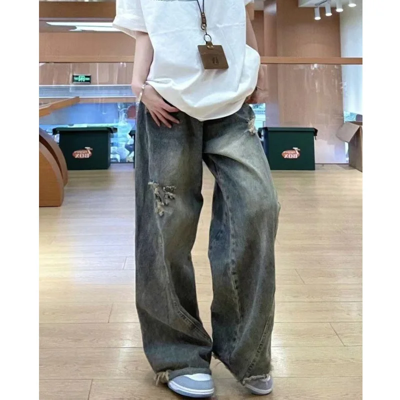 

Jeans For Woman Office Work Business Formal Denim Female Fashion Comfortable Elegant Chic Basic Simple Necessary Smart Advanced