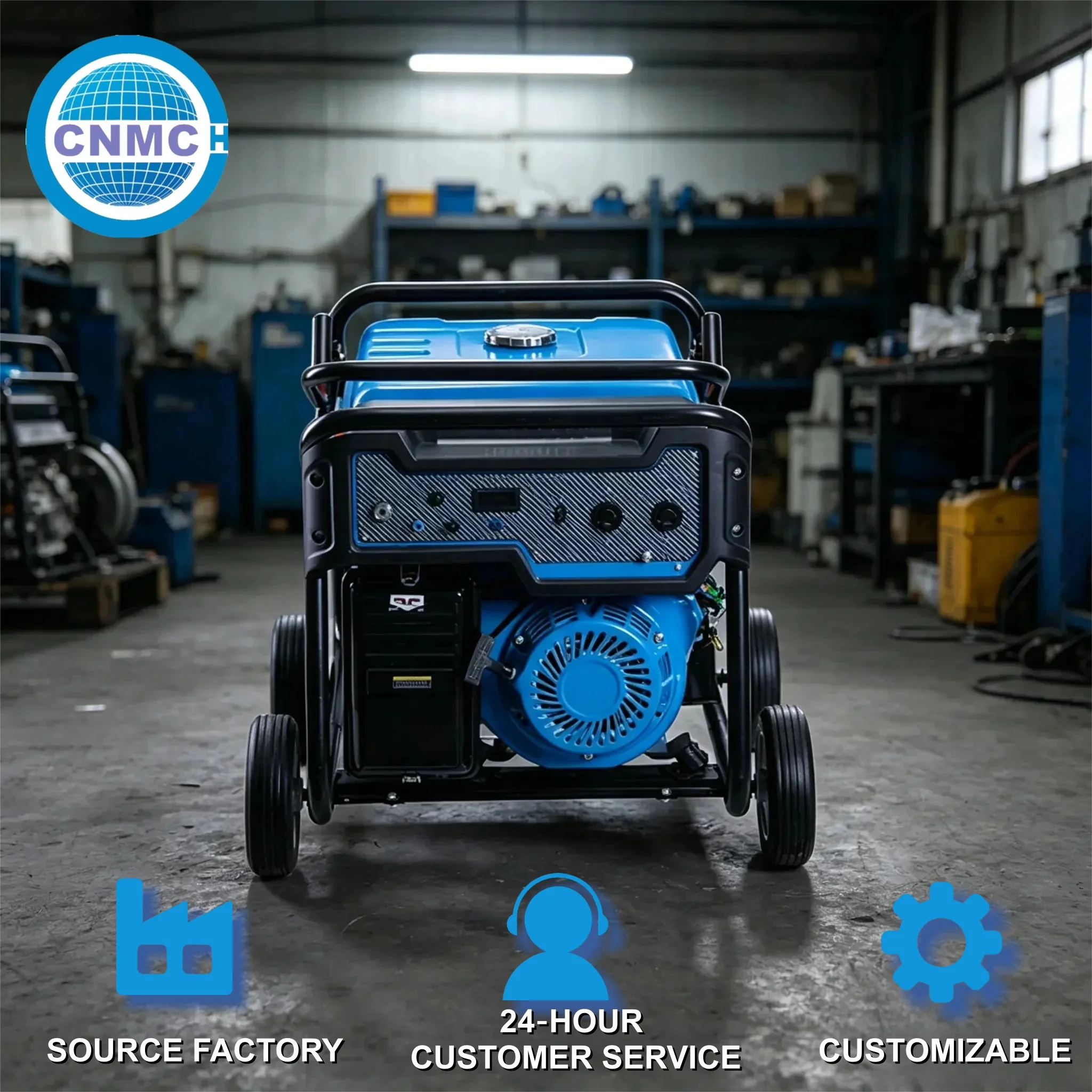 CNMC 3KW 5KW 6KW 7.5KW 9.5KW Open Frame Petrol Generator 50HZ 60HZ Generators for Home Electricity CE EPA Certified