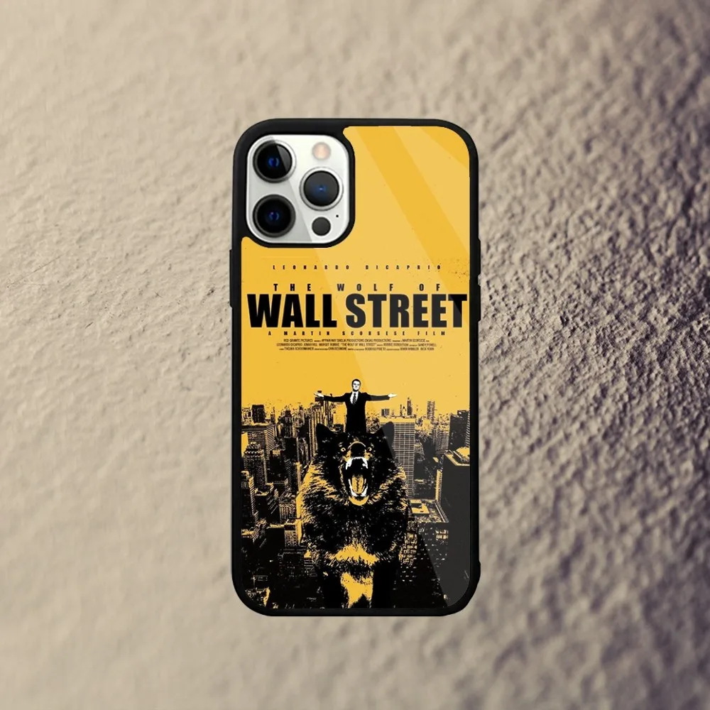 حافظة هاتف W-WolfS Of Wall Street لهاتف iPhone 16,15,14,13,12,11,Plus,Pro,Max Mini Magsafe شحن لاسلكي مغناطيسي