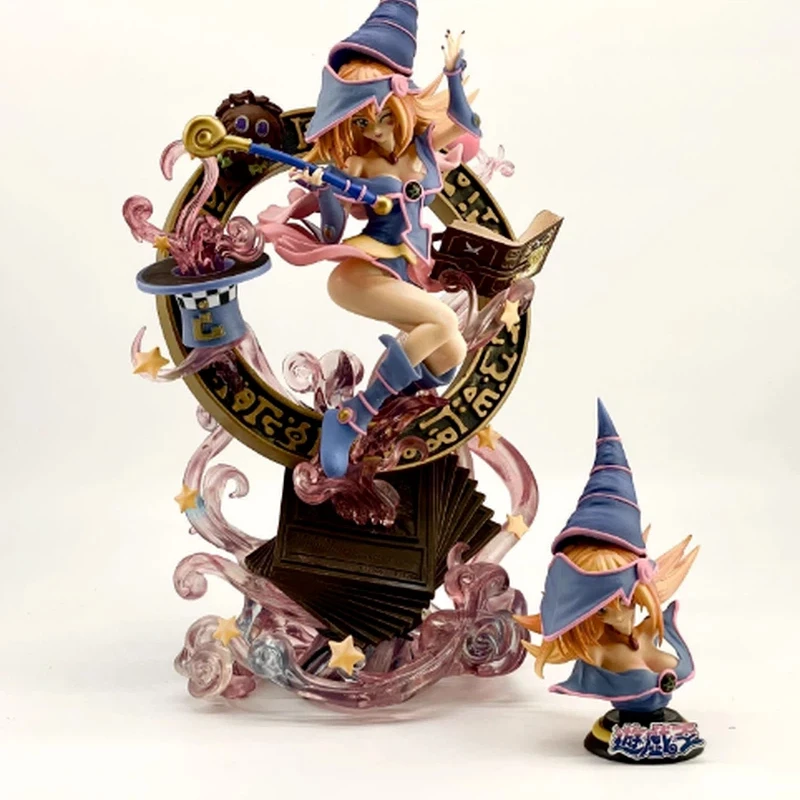 

Yu-Gi-Oh! Dark Magician Girl Mana Anime Game Action Figure Half Body Model Toy Kit Trendy Toys Desktop Boy Collectiable Gifts