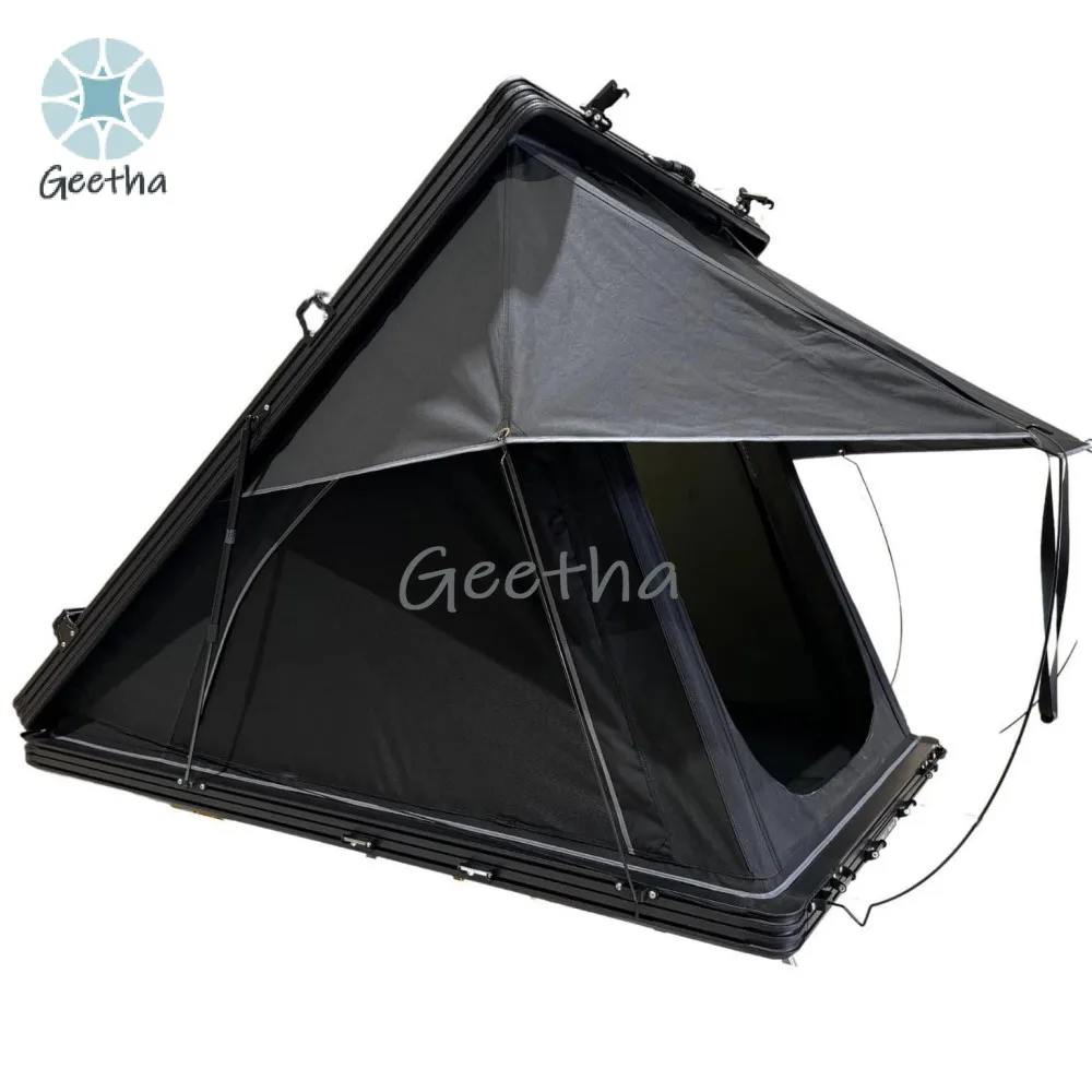 

WildCloud, горячая распродажа, твердая оболочка для 2–4 человек, палатка на крыше автомобиля на открытом воздухе, треугольная палатка на крыше автомобиля