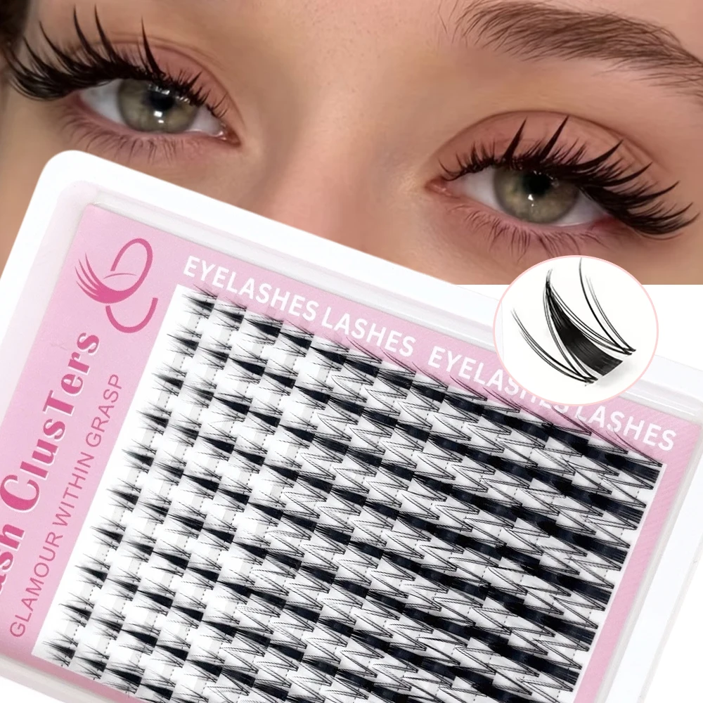 140 Clusters of Little Bunny False Eyelashes, 9-16Mm Length, Creating Charming Eyes, Making You More Charming And Beautiful, Per