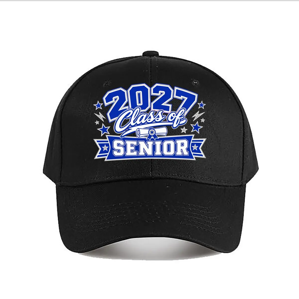 Class Of 2027 Senior Varsity Emblem Baseball Cap Fashion Men Sunhat Women's Outdoor Sports