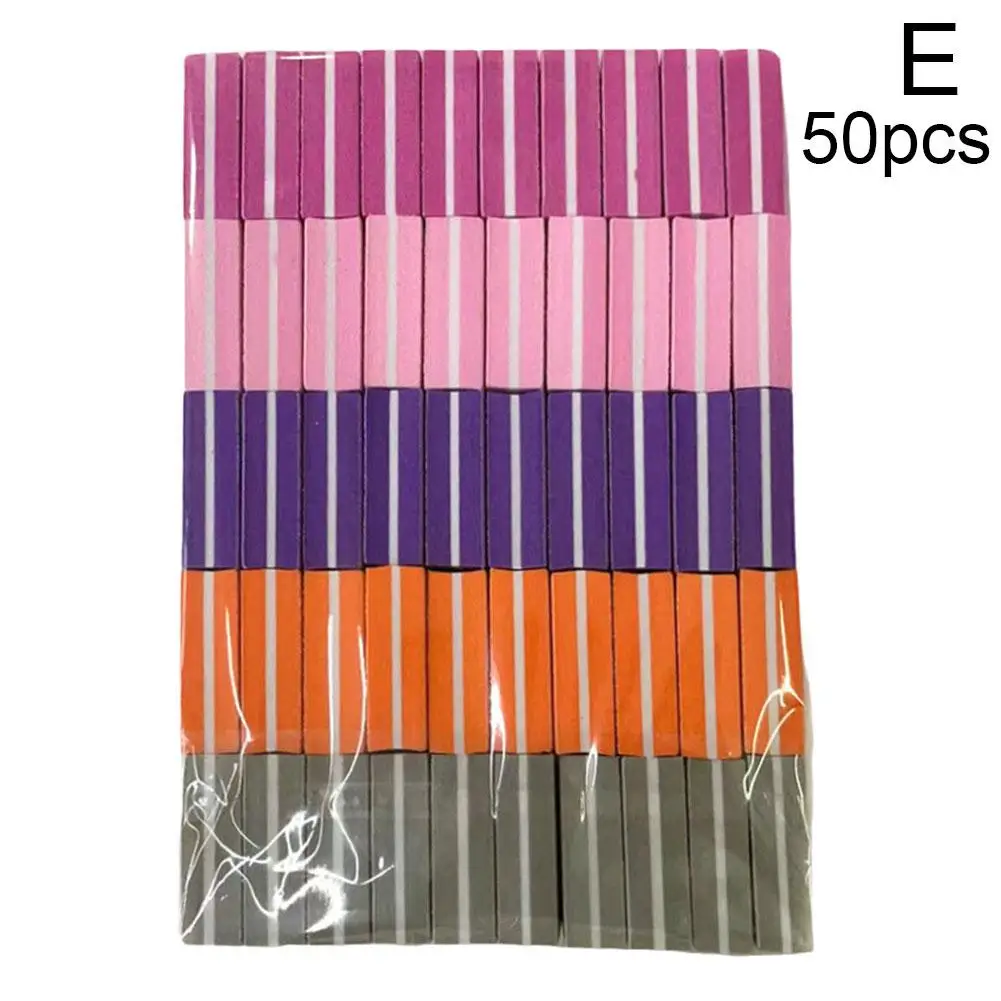 50 Uds. Bloques de lima de uñas, bloque de lijado de uñas, herramienta de reparación suave, limas de lijado, Mini lima artística, esmalte de uñas, bloque de uñas C9k2