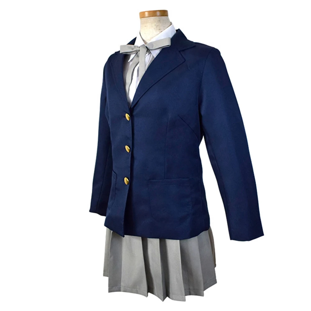 K-ON Akiyama Mio Costume Cosplay ragazze uniforme scolastica cappotto camicie gonne abiti donna adulto Fantasia Halloween carnevale vestito