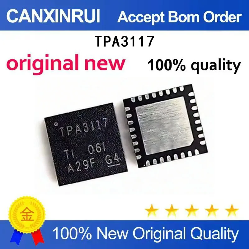 

（5-100 pieces）Brand new original TPA3117D2RHBR TPA3117 QFN32 spot chip