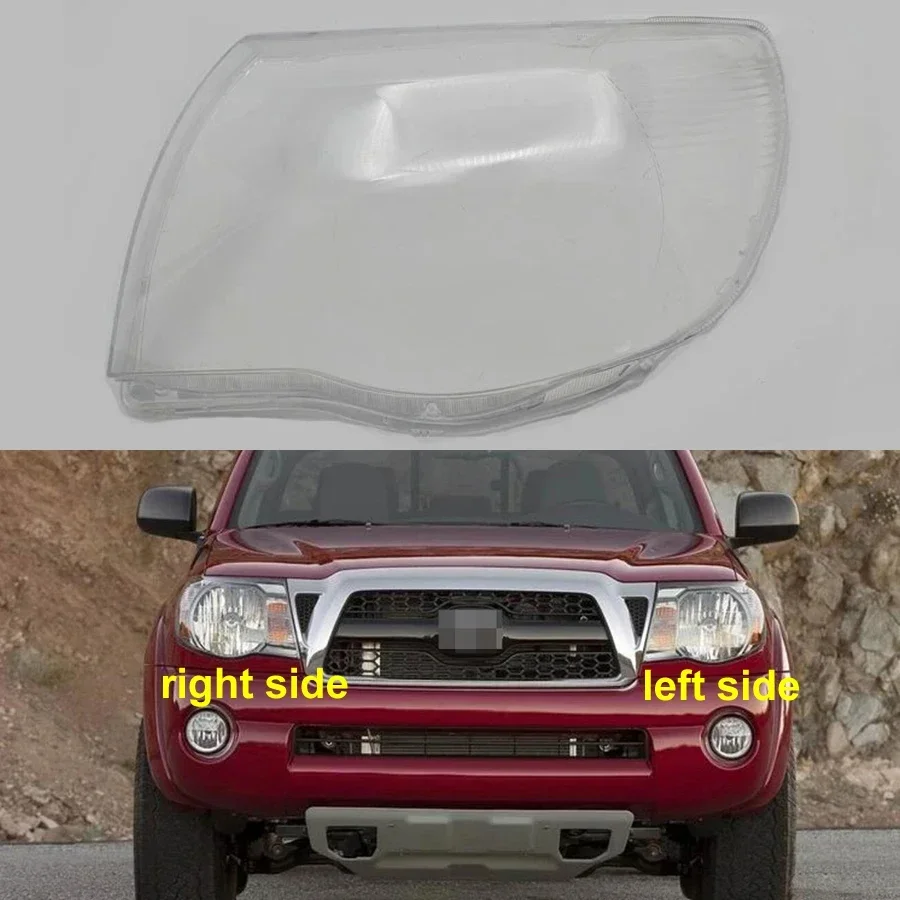 

For Toyota Tacoma 2005-2011 Headlight Lens Cover Transparent Lampshade Headlamp Shell Plexiglass Auto Replacement Parts