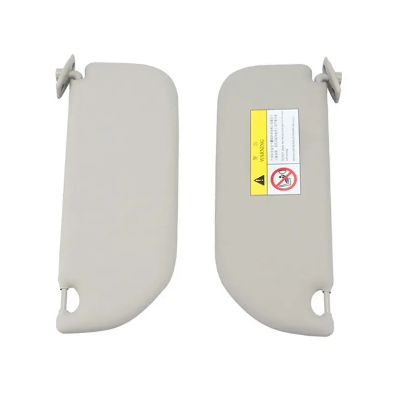 

A96E-1Pair Interior Sun Visors Windshield Sun Visor Mirror 98038433DS 98038432DS For 208 301 Citroen C3