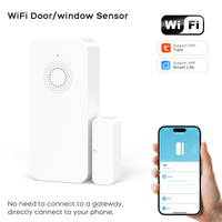 Gautone Door Sensor Zigbee/WIFI Independent Alarm System for Door And Windows Tuya Smart Life Control for Home