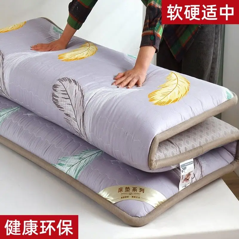 Mattress Cotton-Padded Mattress Thick Bedding Bed Rice Folding Washed Student Single Double1.51.81.2Tatami