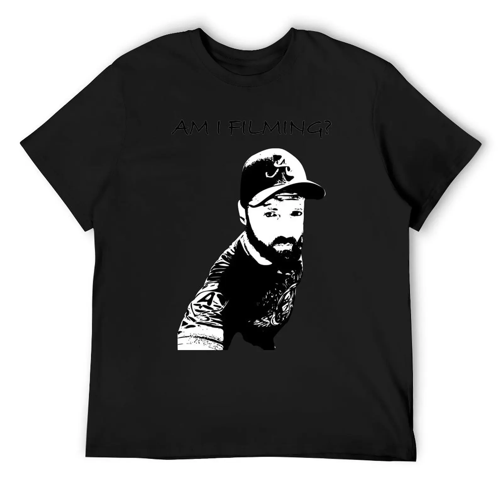 Harald Baldr Am I Filming? T-Shirt graphic tee shirt Aesthetic clothing shirts graphic tee men