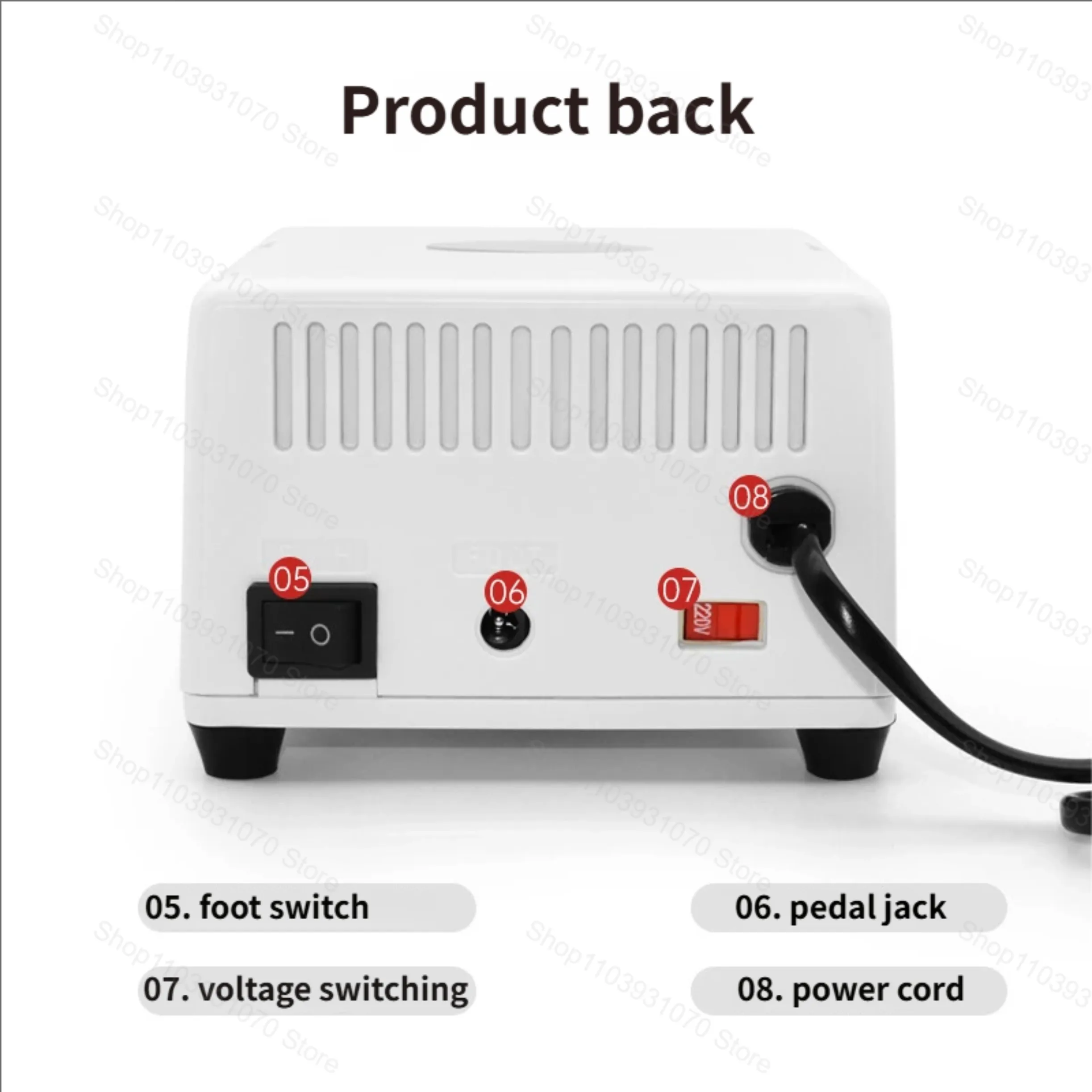 Professionele Elektrische Nagelboormachine MicroMotor 35000 RPM SDE-H37L1 Handvat Nieuwe M4S Manicure Nagellak Schuurmachine Apparatuur