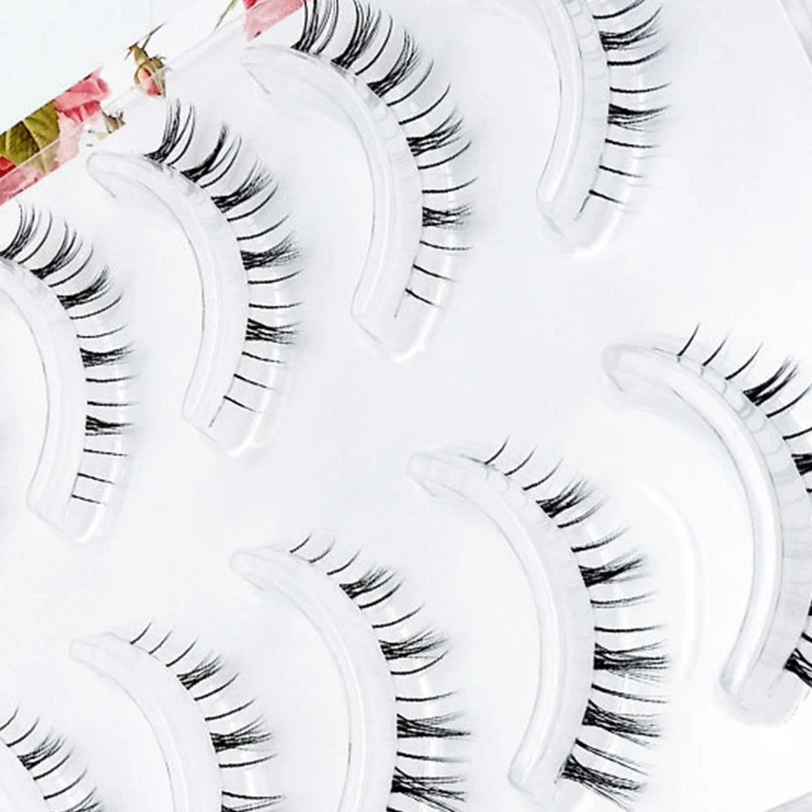 5 أزواج من الرموش الصناعية السفلية، شرائط كاملة، مظهر طبيعي، شريط شفاف تحت الرموش للمكياج اليومي بنفسك #3