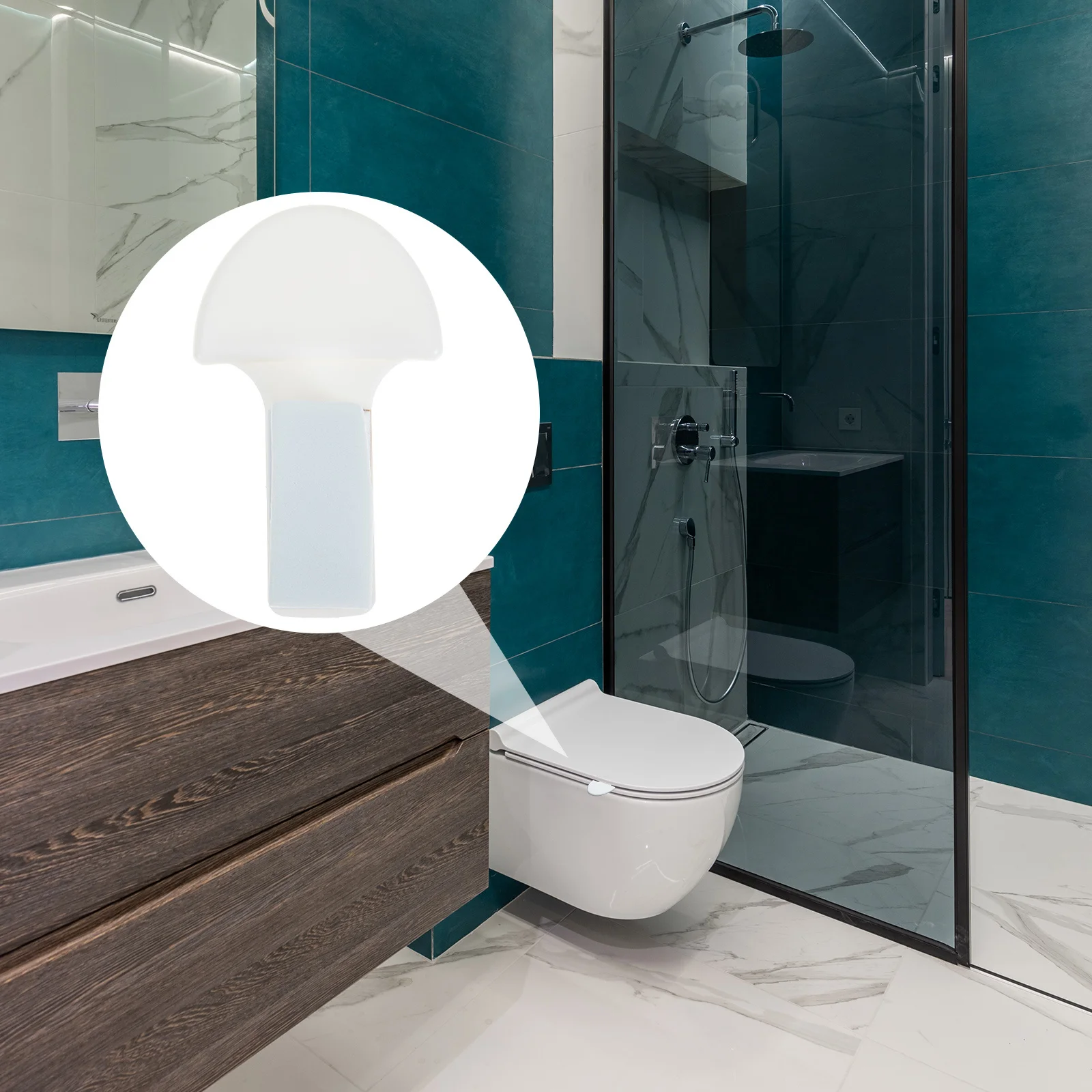 6 قطع رافع لمقعد المرحاض، صنعة ممتازة، تصميم بسيط، استخدام واسع كأساسيات الحمام المساعدة للحياة اليومية بدون استخدام اليدين