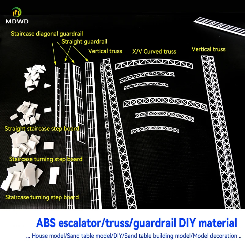 

Model Stair Ho N Z Scale Model Fence Building For Scenery Sand Railway Railroad Railing Train Layout