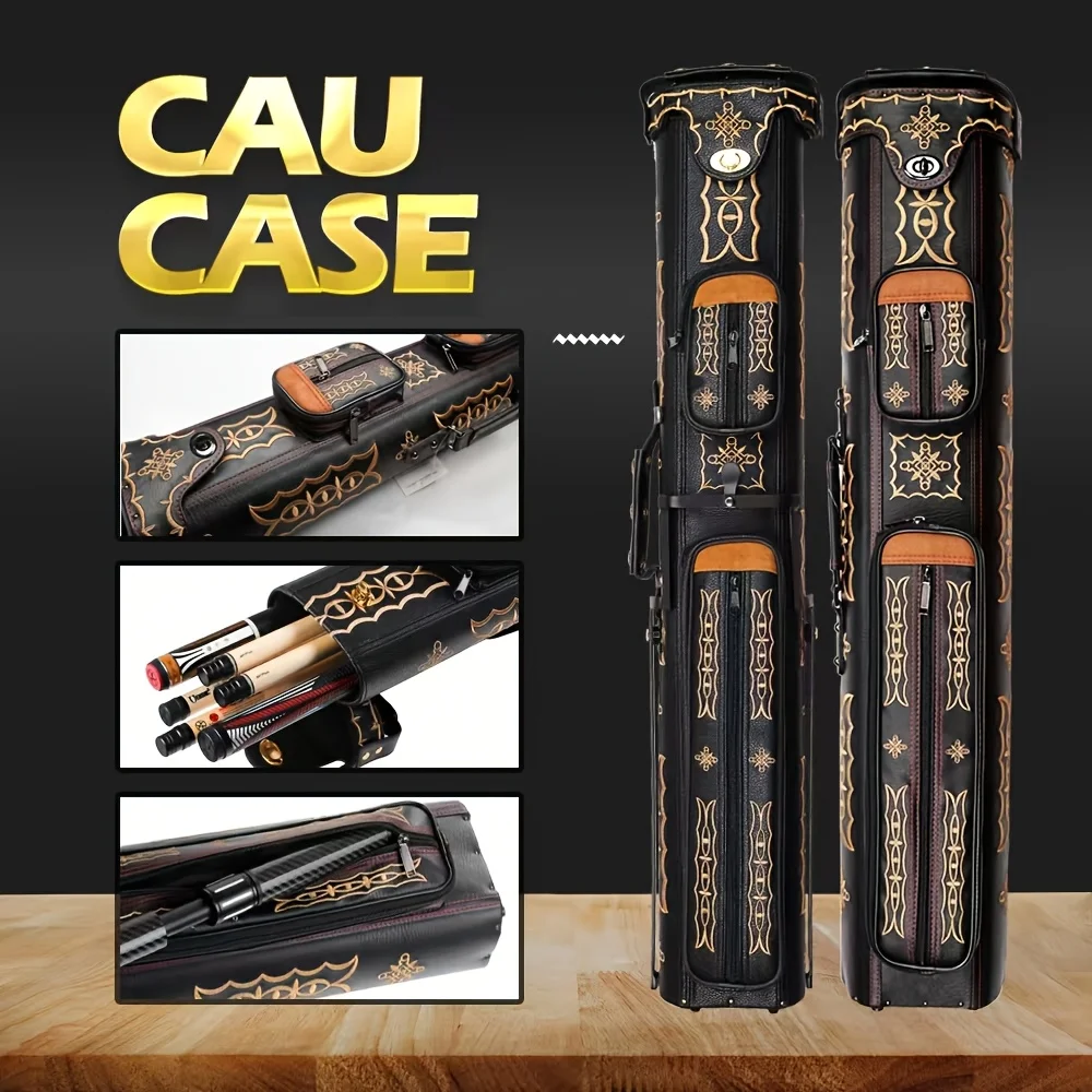 

Hand-woven pool cue barrel Professional Billiard Cue Case Six-Hole Eight-Hole Nine-Ball American Cue Box Pool cue storage bag