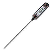 Food Thermometer Digital Real-Time Reading Meat And Beverage Thermometer for Cooking BBQ Deep Fry Electronic Kitchen Thermometer
