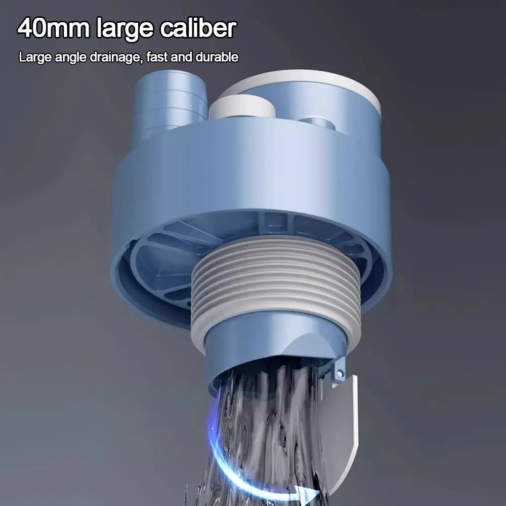مكافحة رائحة بالوعة استنزاف الأنابيب محول 6 في 1 متعددة الوظائف غسالة صحون انبوب ماء موصل حلقة لإحكام الإغلاق الصرف انبوب ماء مشترك