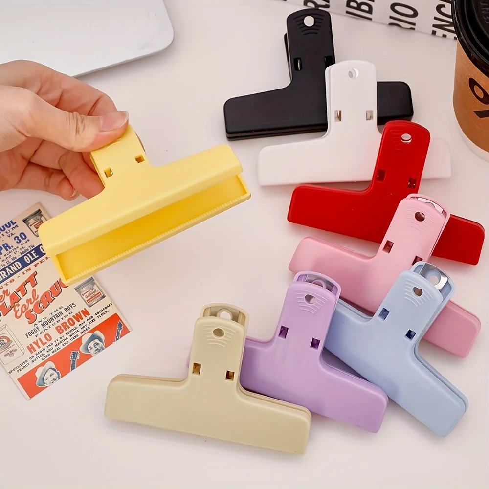 1pc Pastel colored long tail document clip-with smooth gripping edge for Office,School,Home-Organizer for Receipts,Notes, Papers