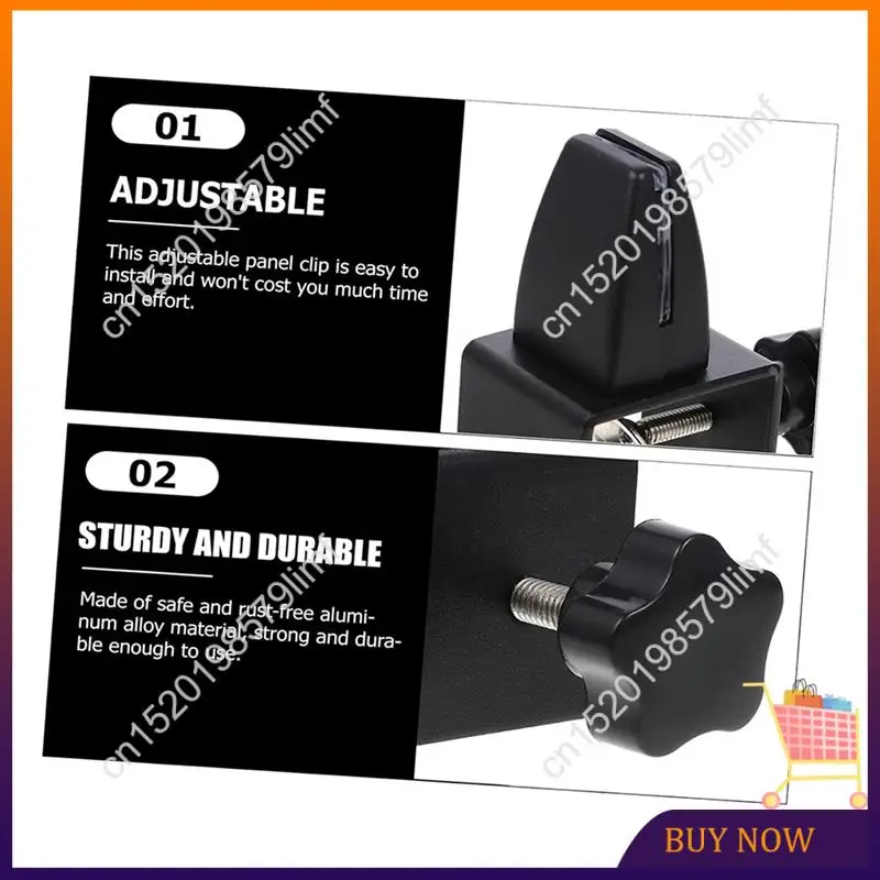 

Doings!4X Partition Clip Desk Divider Support Clamp Clamps Sneeze Guard Holder For Desk Divider Screen Desk Clamp Divider Desk