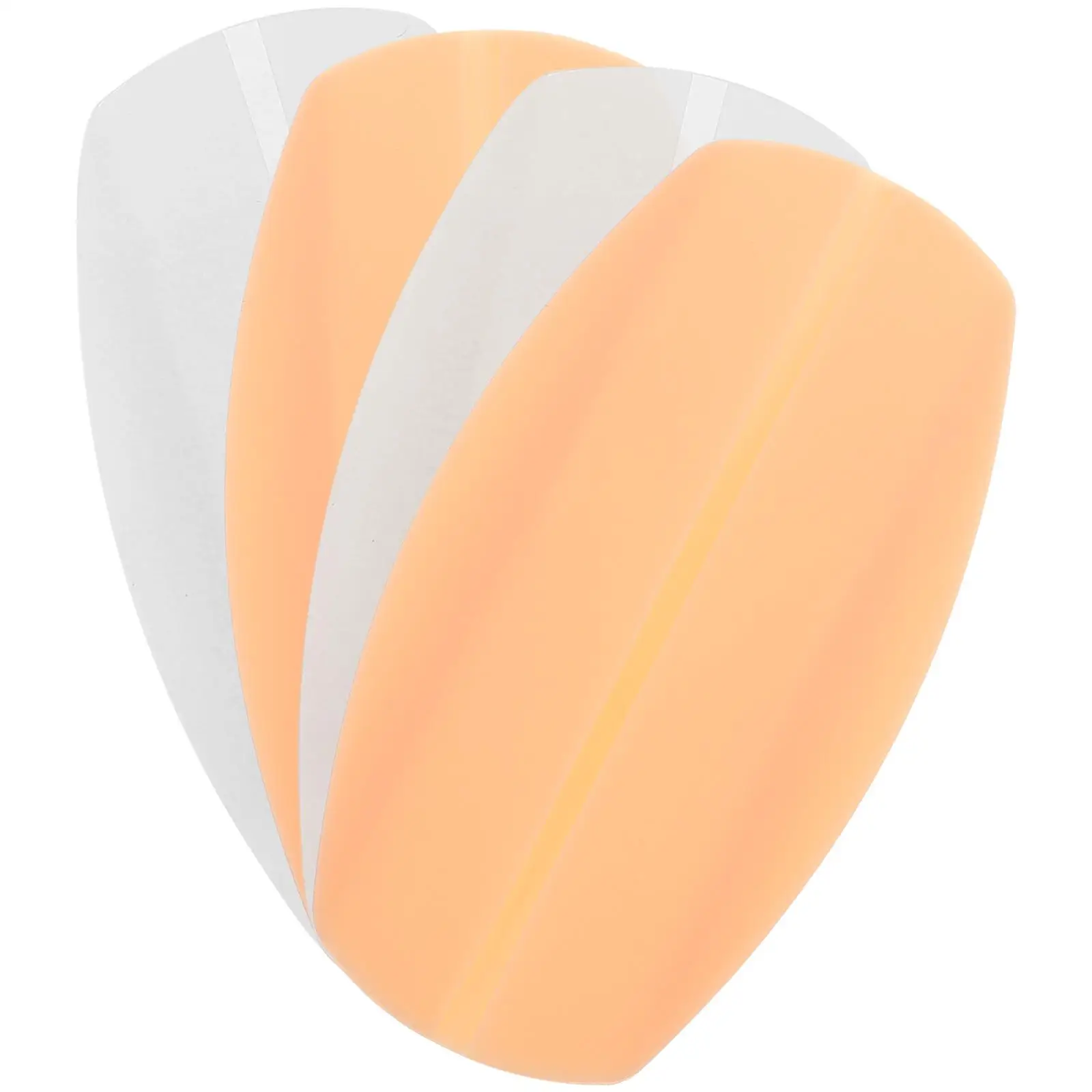 

4 Pairs Anti-slip Shoulder Pads Transparent Invisible Silicone Bra Strap Cushions Non-slip Protectors Thick Reusable
