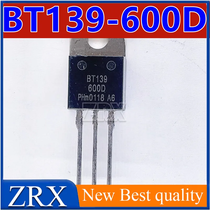 

5Pcs/Lot New original BT139-600D bidirectional thyristor switch In Stock