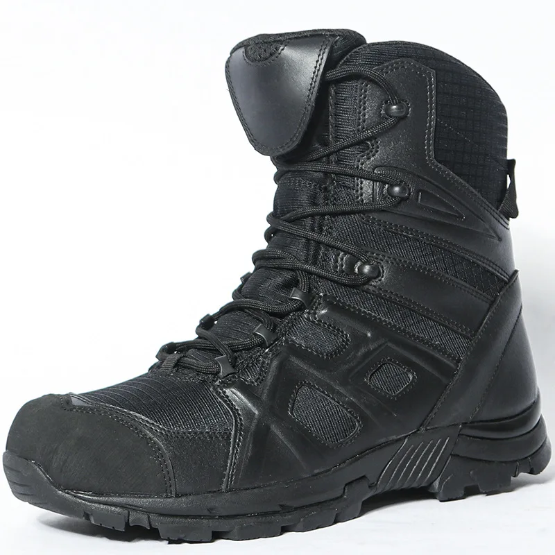 Outdoor Combat Boots High Top Mountaineering Tactical Hiking Shoes Men Field Combat Sports Sneakers Trekking Camping Hunting Ski