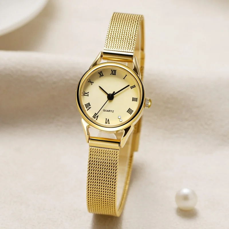 Colorful Stone Watch Fashion Diamond Student Women's Watch Snake Pattern Belt Fashion Simplicity