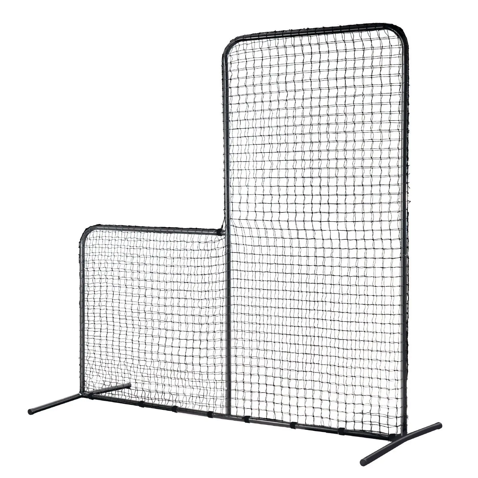 NEW L Screen Baseball for Batting Cage 7x7 ft Baseball Softball Safety Screen Body Protector Portable Batting Screen with Ca