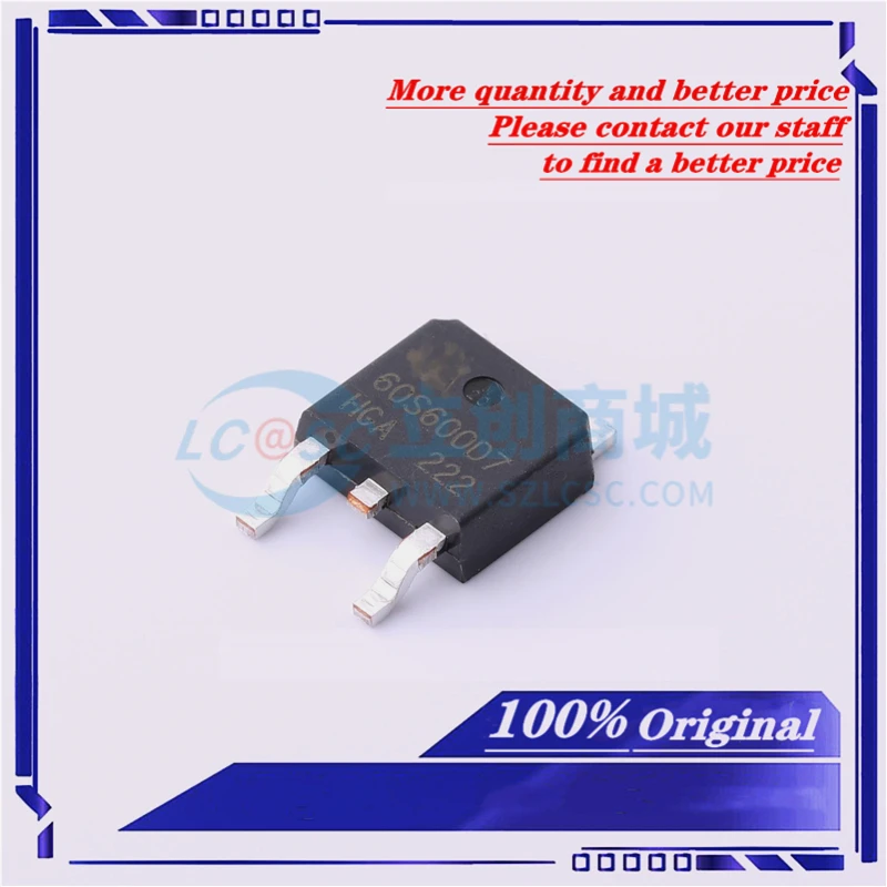 전계 효과 트랜지스터 (MOSFET), TO-252-3, 오리지널 스폿 주식, IPD60R600PFD7S 60S600D7, 로트당 1 개