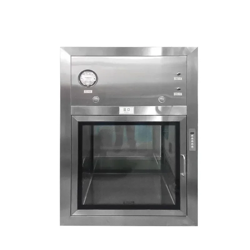 SUS304 Electromagnetic Interlock Dynamic Pass Through Box Airflow Clean Room Pass Box