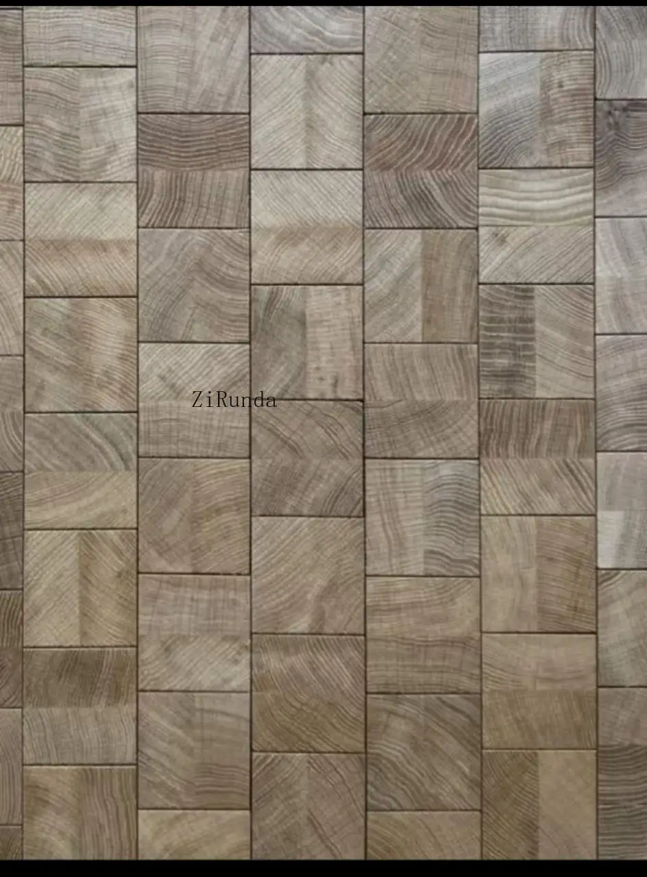 Lantai Kayu Rekayasa Bertekstur Ujung Ek Berlapis-lapis 15mm Versi Deluxe yang Disesuaikan, Desain Komersial yang Nyaman, Disikat