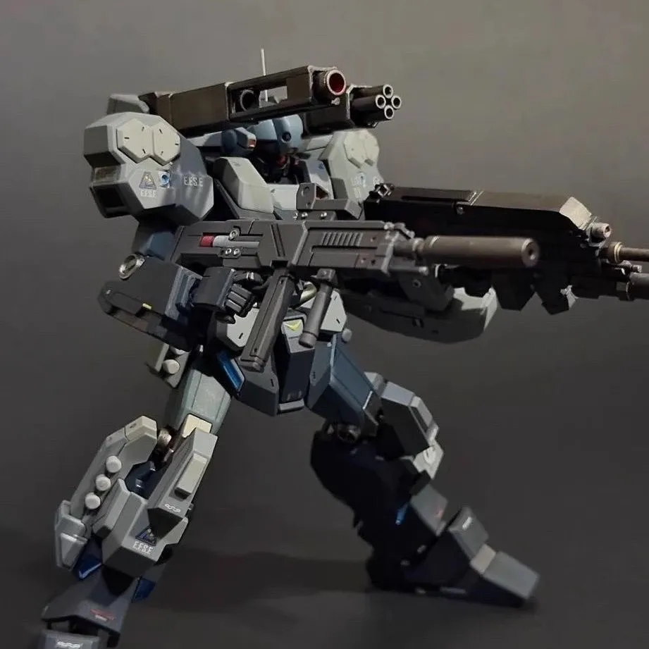 Baobao Hg 1/144 Scale Rgm-96x Jesta Action Figure Cannon Mecha Robot Assembly Model Kit Collection Model Doll Toy Gift Ornament