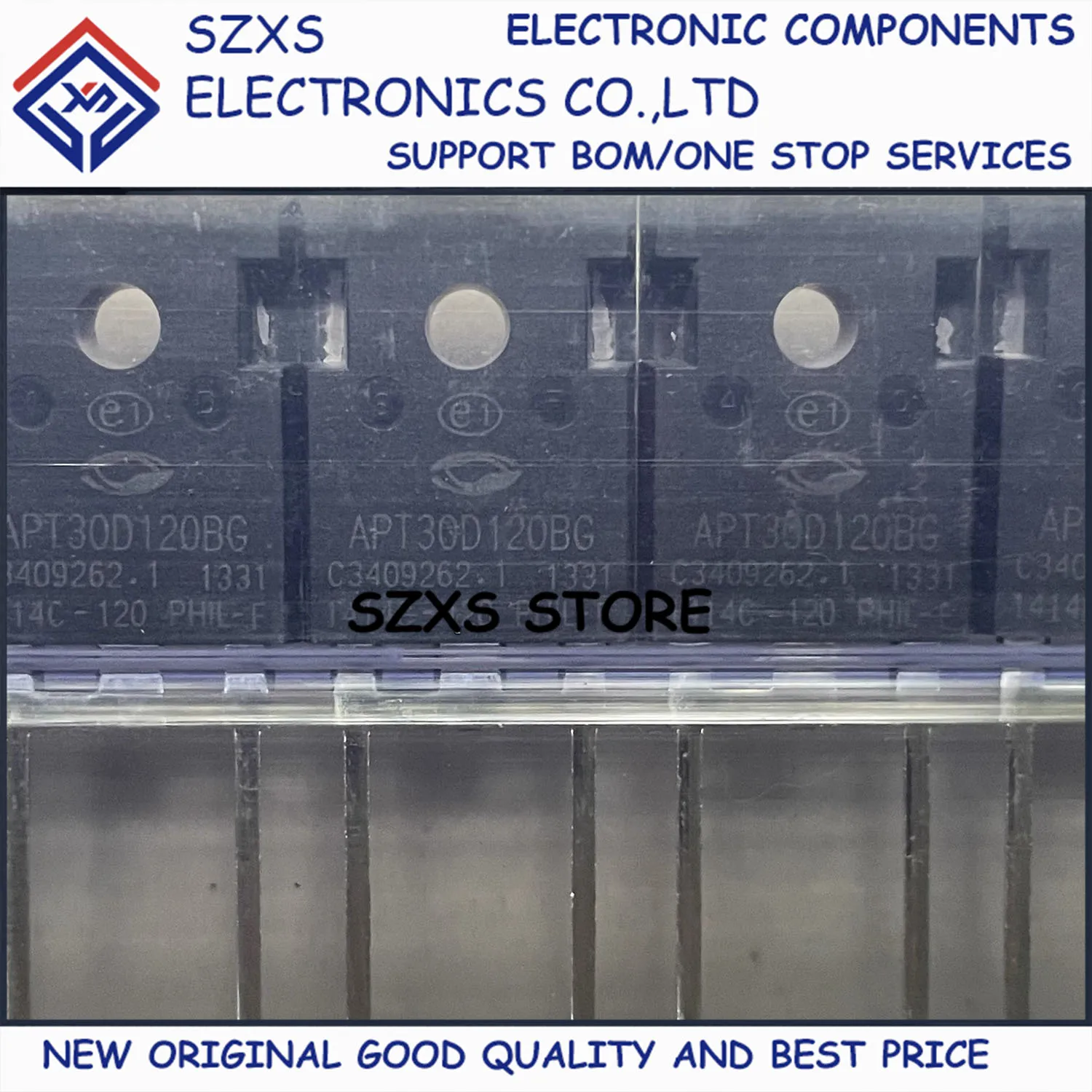 New Original 10Pcs APT30D120BG APT30DQ120BG TO-247 1200V 30A Ultrafast Recover Diode In Stock Electronic Components Good Quality