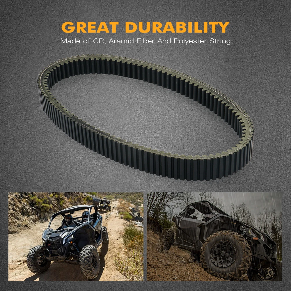 UTV X3 Clutch Drive belt For Can Am Maverick X3 4x4 Defender Traxter T UTV Accessories Aramid Thread Fiber High Performance Belt