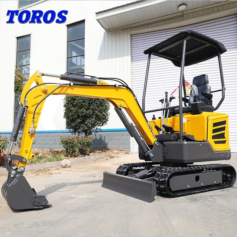 New Diesel Engine Mini Crawler Digger 2000kg High Quality Mini Excavator CE/EPA/EURO 1.8Ton Mini Small Bagger