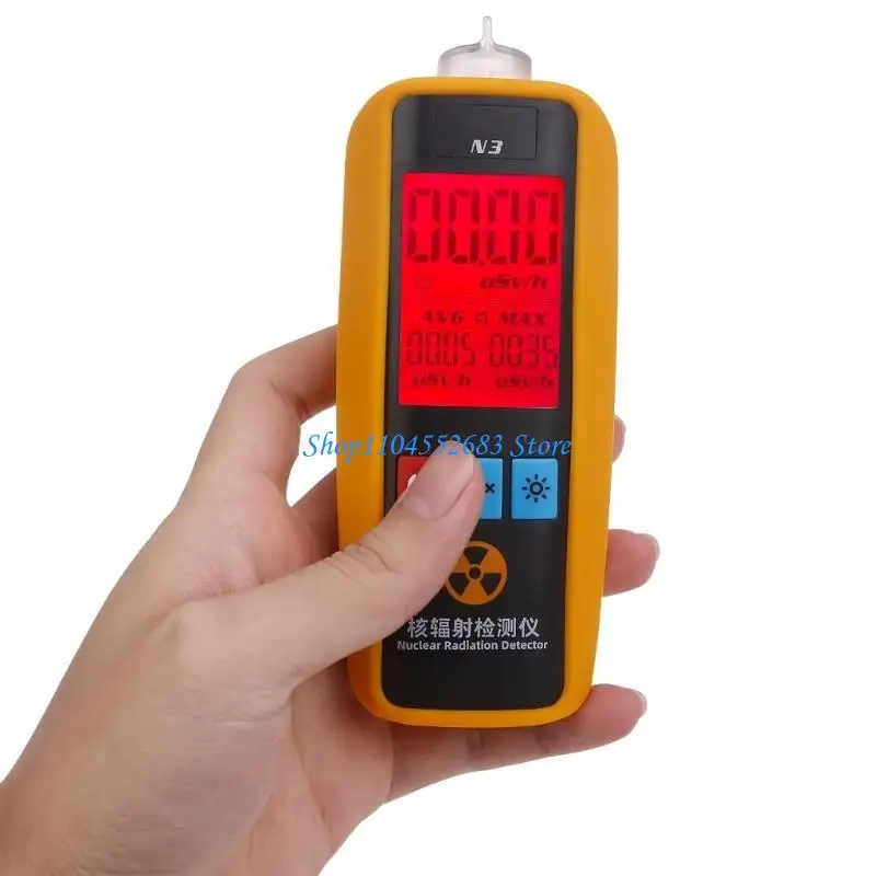 Y6GD Compact Radiation Tester Radiation Detectors Meter Real Times & Cumulative Measurement Portable Detection Tool Durable